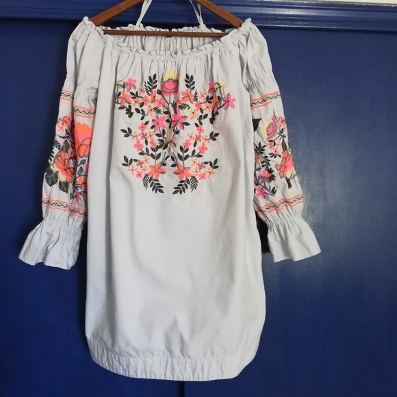 Free People Embroidered Dress - New - Picture 8 of 8